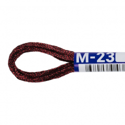 Нитки для вышивания Gamma мулине NM металлик 100% полиэстер 12 x 8 м цв.М-23 красный