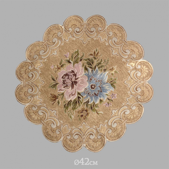 Элементы для подушек арт.TBY.HTEX.16 ?42см цв.2 кофе Элементы для подушек арт.TBY.HTEX.16 ?42см цв.2 кофе