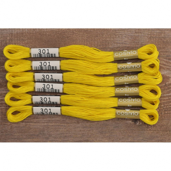 Мулине COSMO однотонный цвет 301