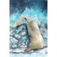 Пазл ФРЕЯ арт.PZL-500/02 Белые медведи 47,5х32,5 см