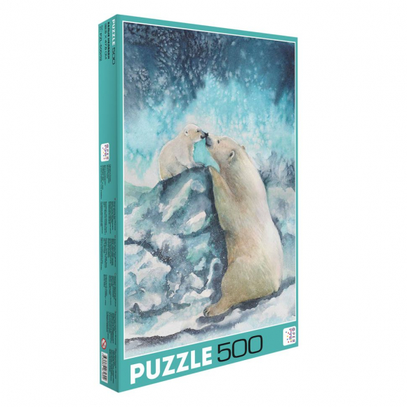Пазл ФРЕЯ арт.PZL-500/02 Белые медведи 47,5х32,5 см Пазл ФРЕЯ арт.PZL-500/02 Белые медведи 47,5х32,5 см