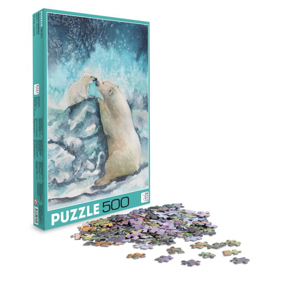Пазл ФРЕЯ арт.PZL-500/02 Белые медведи 47,5х32,5 см Пазл ФРЕЯ арт.PZL-500/02 Белые медведи 47,5х32,5 см