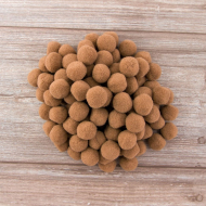 62380_Помпоны декоративные, россыпь, диаметр 20 мм, 100 шт, цвет темно-бежевый