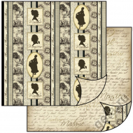 41444_Бумага двухсторонняя для скрапбукинга "Силуэты"