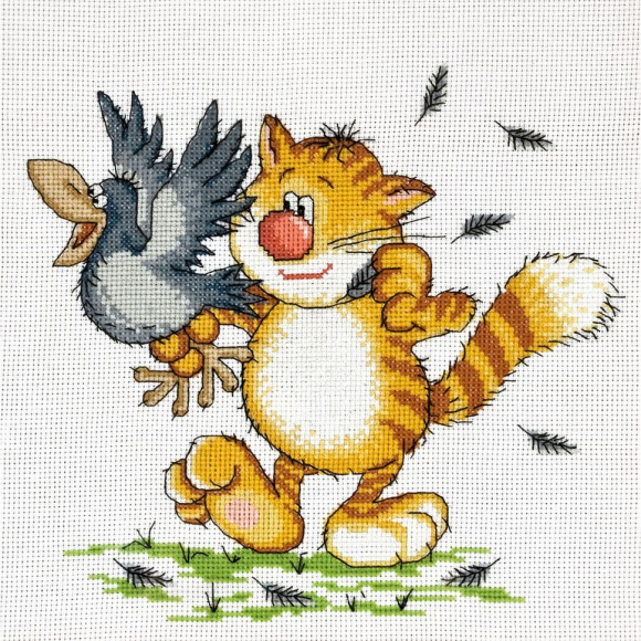 Набор для вышивания PANNA арт. VK-0080 Любит, не любит... 24х23 см