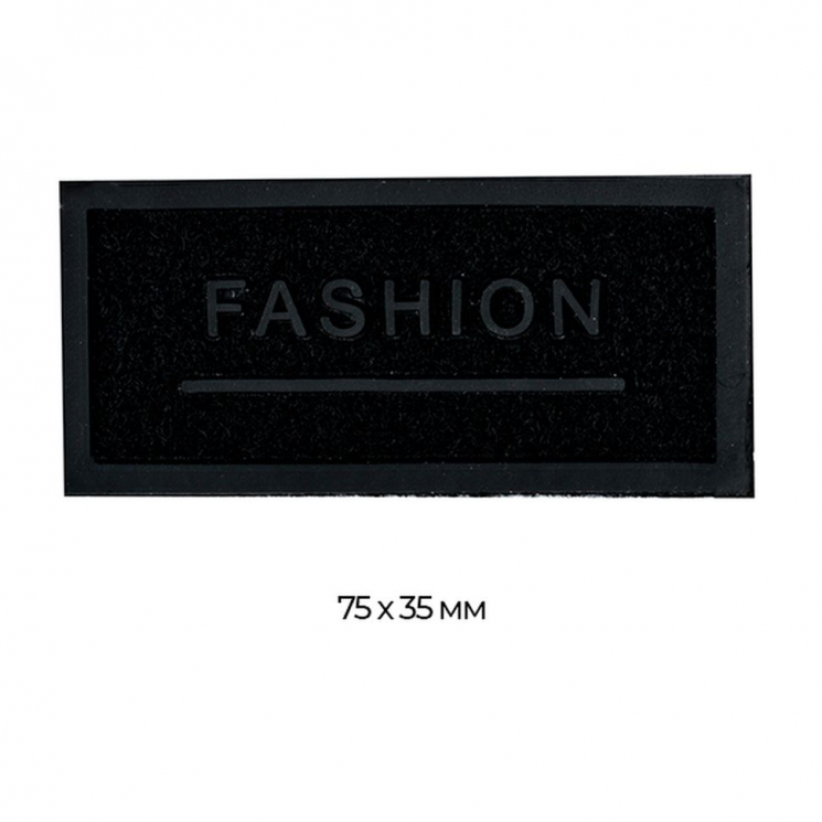 Аппликация пришивная арт.TBY.FX1628 FASHION 7,5х3,5см уп.20шт