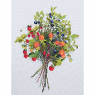 Набор для вышивания МАРЬЯ ИСКУСНИЦА арт.04.009.22 Ягодный букет 20х27 см