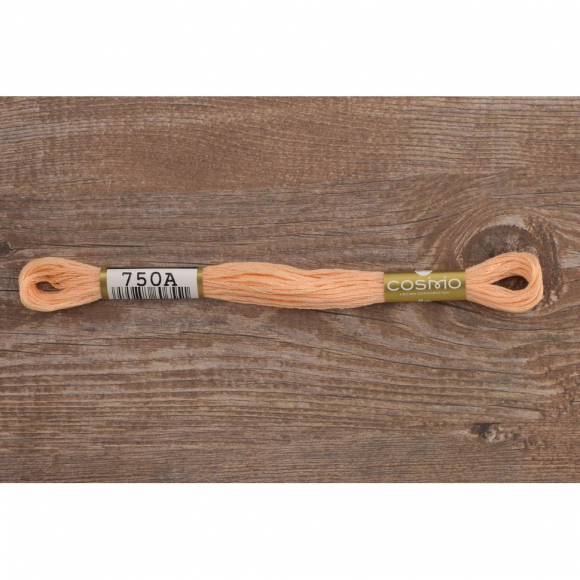 Мулине COSMO однотонный цвет 750