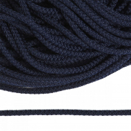 Шнур круглый полиэфир 03мм арт.1с-31 с наполнителем цв.075 синий уп.200м