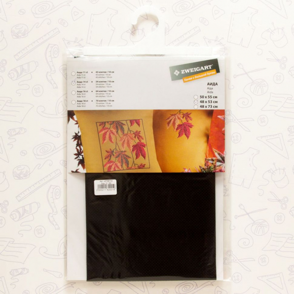 21162_Канва в упаковке Stern-Aida 14 ct, 48 x 53 см, цвет №720 21162_Канва в упаковке Stern-Aida 14 ct, 48 x 53 см, цвет №720