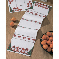 Набор для вышивания PERMIN арт.63-9824 Дорожка Новый Год 28х90 см