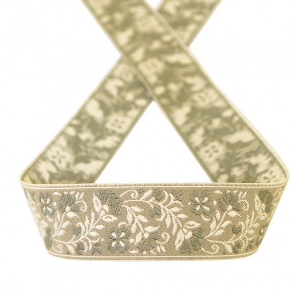 Лента из тканого жаккарда SAFISA, 25 мм, 15 м, цвет 03