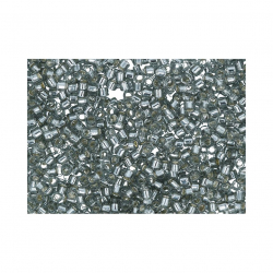 Бисер Япония "TOHO" 11/0  TREASURE №2  1.6 мм 5 х 5 г №0029 т.серебряный