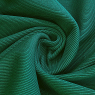 Кашкорсе трикотажное полотно 400г/м?  95%хб 5%эл  шир.60+60см арт.ШН-400955-22 цв.изумруд уп.15м