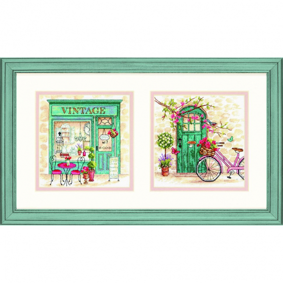 Набор для вышивания DIMENSIONS арт.DMS-70-35317 После полудня в Провансе 2 по 15х15 см