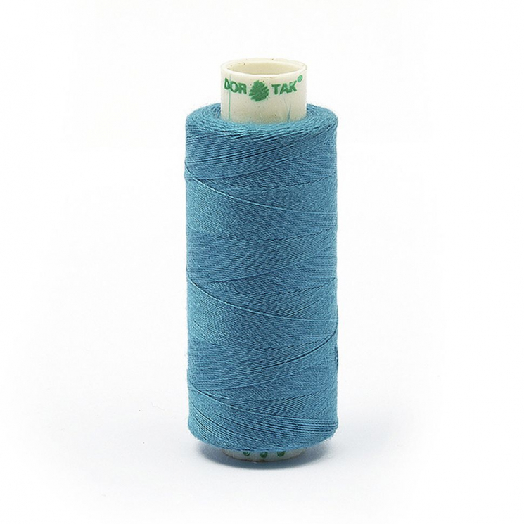 Нитки Dor Tak бытовые 40/2 полиэстер 366м цв.688 голубой