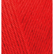 Пряжа для вязания Ализе Bahar (100% мерсеризированный хлопок) 5х100г/260м цв.056 красный