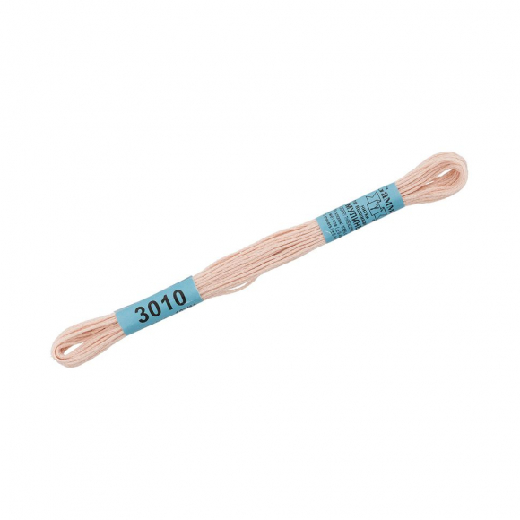 Нитки для вышивания Gamma мулине (0820-3070) 100% хлопок 24 x 8 м цв.3010 бл.розовый