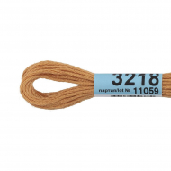 Нитки для вышивания Gamma мулине (3173-6115) 100% хлопок 24 x 8 м цв.3218 св.горчичный