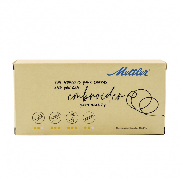 185912_Набор с нитками Poly Sheen в подарочной упаковке, 4 катушки