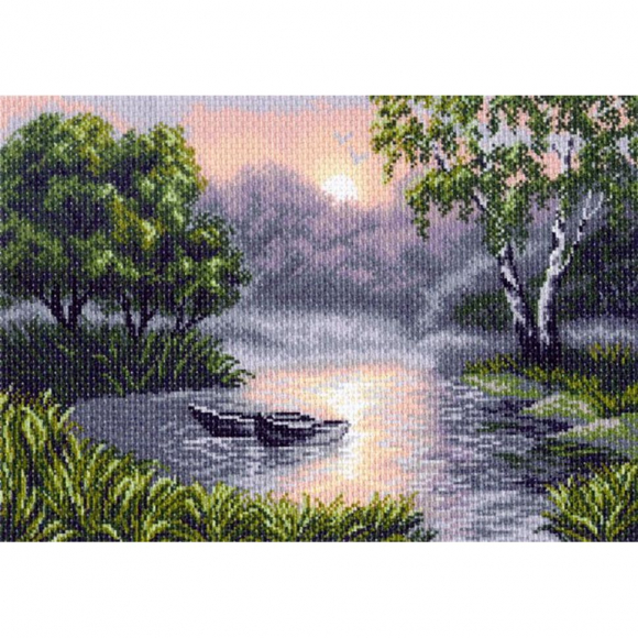 Рисунок на канве МАТРЕНИН ПОСАД арт.37х49 - 1490 Вечерняя зорька