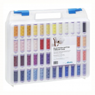 176772_Набор с нитками SILK-FINISH в пластиковом кейсе, 96 катушек