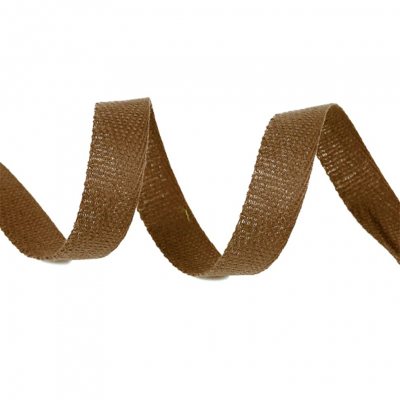 Тесьма киперная 13 мм хлопок 1,8г/см арт.12.2С-253К.13.034 цв.т.бежевый уп.50м