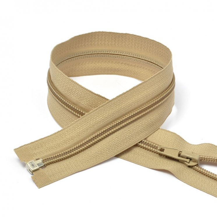 Молния MaxZipper пласт. спираль №5-N 60см цв.F308 бежевый уп.50шт