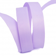 Лента Ideal репсовая в рубчик шир.25мм цв. 430 св.сиреневый уп.27,42м