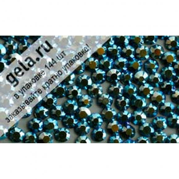 34795_Камни плоские с термоклеем 2028HF, ss 6, Jet AB M