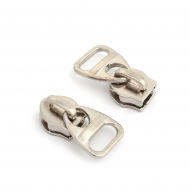 Замок MaxZipper галант. СП#5 D4 цв.никель уп.10шт