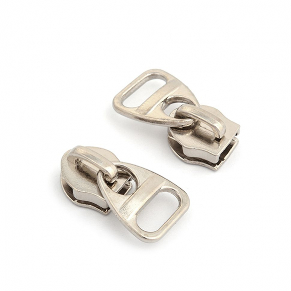 Замок MaxZipper галант. СП#5 D4 цв.никель уп.10шт