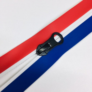 Молния спираль №7 разъем 65см водостойкая триколор Молния спираль №7 разъем 65см водостойкая триколор