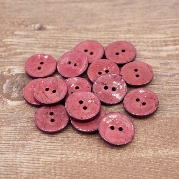 Пуговицы CONCEPT, размер 32, кокос, цвет COL.11 розовый