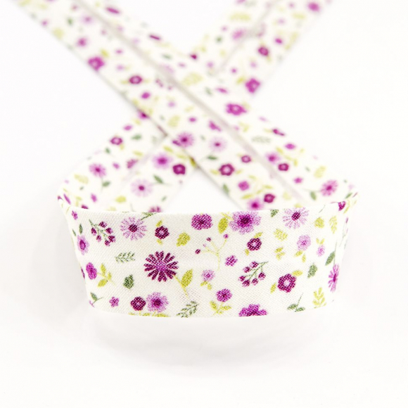 Косая бейка с рисунком SAFISA, арт.6626, 20 мм, 20 м, цвет 01