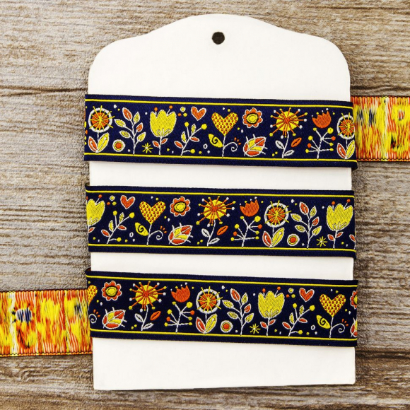 Лента жаккард SAFISA, 25 мм, 15 м, цвет 03