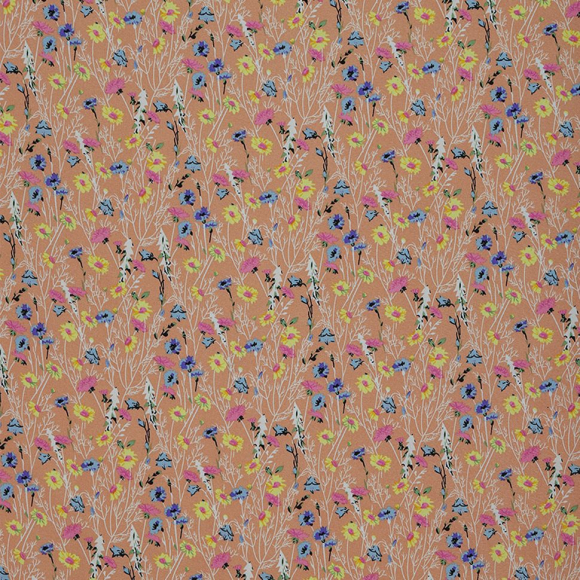 Ткань Софт 105 г кв.м 97% полиэстер, 3% спандекс шир.150 см арт.TBY.M111.6 цв.6 персиковый уп.1м