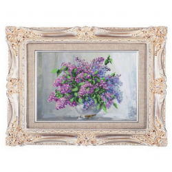 Рисунок на ткани (Бисер) КОНЁК арт. 9646 Сирень 29х39 см