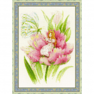 Набор для вышивания РИОЛИС арт.1735 Дюймовочка 21х30 см