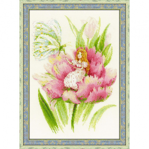 Набор для вышивания РИОЛИС арт.1735 Дюймовочка 21х30 см