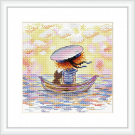 Набор для вышивания ЖАР-ПТИЦА арт.М-594 По волнам 15х15 см Набор для вышивания ЖАР-ПТИЦА арт.М-594 По волнам 15х15 см