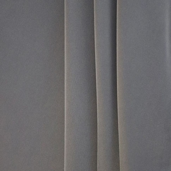 Ткань шелк Армани 90г/м? 97% полиэстер, 3% спандекс шир.145см арт.Р.19169.43 цв.43 серый рул.30м