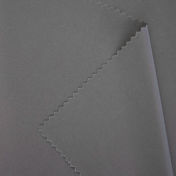 Ткань шелк Армани 90г/м? 97% полиэстер, 3% спандекс шир.145см арт.Р.19169.43 цв.43 серый рул.30м