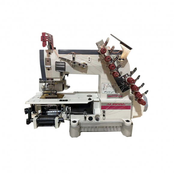 Многоигольная промышленная швейная машина (поясная машина) Aurora A-12064P-VWL-D (прямой привод)