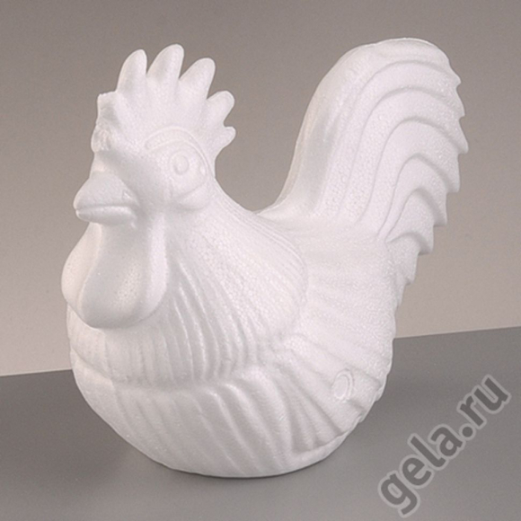 55153_Форма из пенопласта "Петушок", длина 19 см 55153_Форма из пенопласта "Петушок", длина 19 см