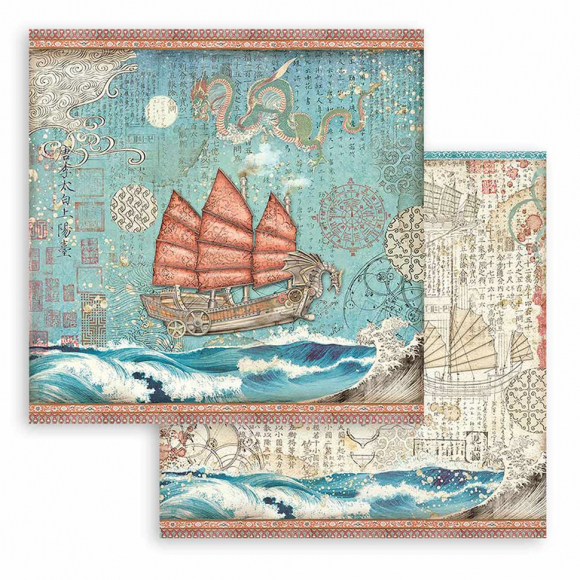 176936_Набор бумаги для скрапбукинга "Бродяжка - Япония"