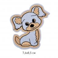 Термоаппликации арт.TBY-2192 Щенок 7,6х8,5см, уп.10шт