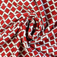 Ткань Штапель 150 г кв.м 100% вискоза шир.145 см арт.Р.27226.01 цв.01 терракотовый уп.45м