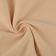 Ткань трикотаж арт.TBY.ZD8662, 230г/м, 98% хлопок  2% эластан, шир.185см, цв.77 бежевый, рул.60м
