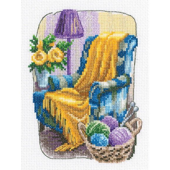 Набор для вышивания РТО арт.C349 Старый бабушкин сад 12,5х17,5 см